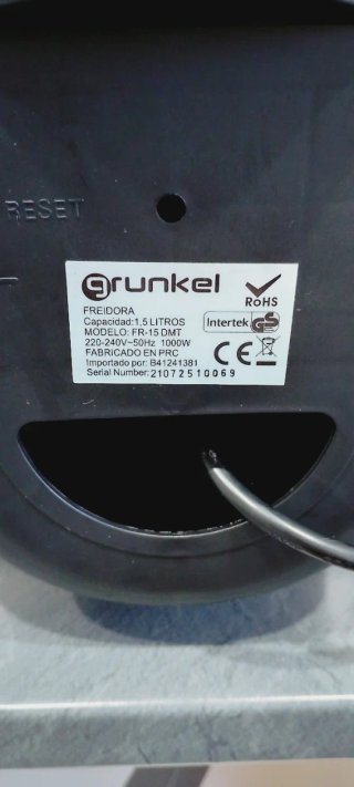 Freidora de aceite Grunkel