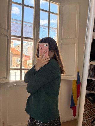 Jersey verde con botones