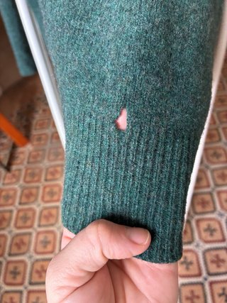 Jersey verde con botones