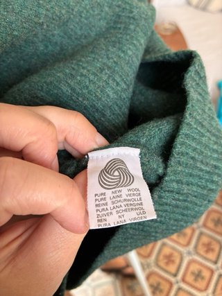 Jersey verde con botones