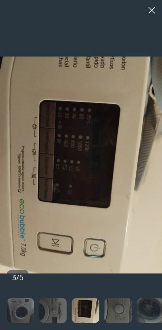 Lavadora Samsung Carga Frontal Blanca