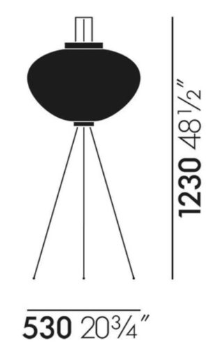 Lámpara Vitra Akari 10A
