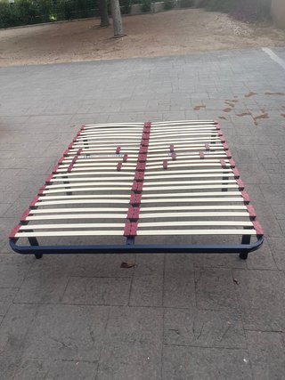 Somier 150cm Metal y Madera