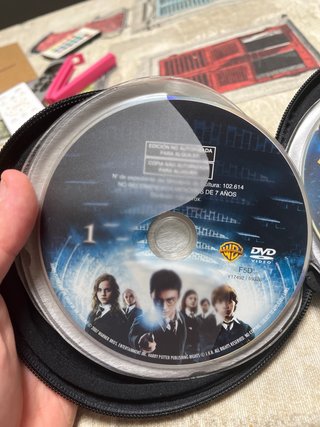 Discos de algunas películas de Harry Potter