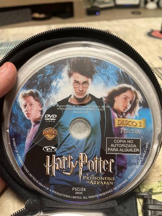 Discos de algunas películas de Harry Potter