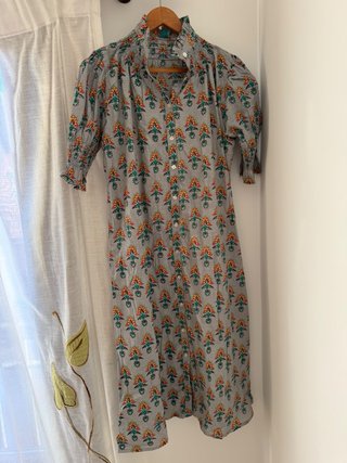 Vestido estampado floral talla única