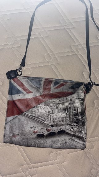 Borsa Youbag con stampa bandiera UK