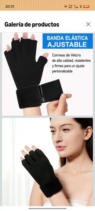 Guante Terapia Frío Calor Mano
