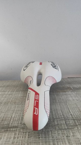 Sillín Selle Italia SLR Blanco/Rojo