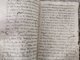 Manuscrito Iglesia Hernani 1825