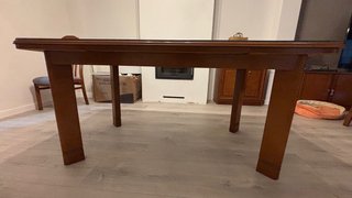 Mesa comedor extensible 160-240x90 + cristal