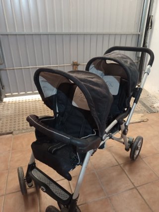 Carro gemelar Jane casi nuevo