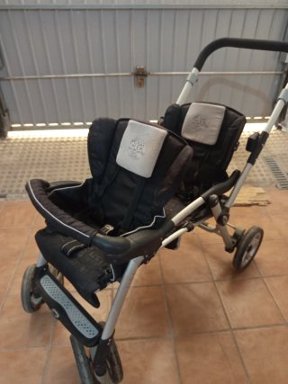 Carro gemelar Jane casi nuevo