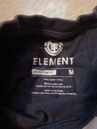 Camiseta Element Negra Talla M