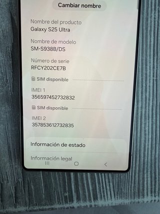 Samsung Galaxy S25 Ultra 512GB Negro