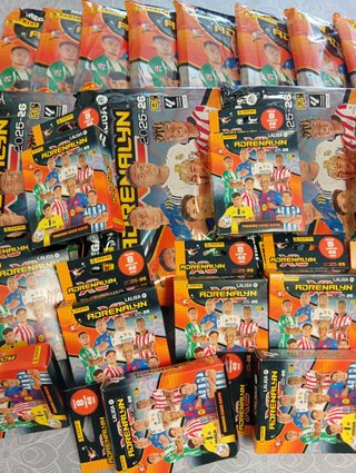 ADRENALYN XL 2025-26 SIN ABRIR,CAJAS CROMOS+ALBUMS