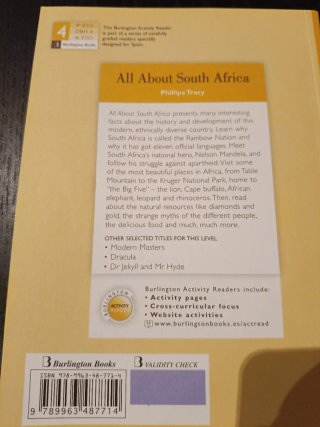 Libro "All about South África" 4° ESO