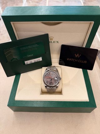 Rolex Datejust Rhodium Diamantes 41mm 126334