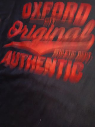 Camiseta Oxford Athletic Dept. Azul Roja