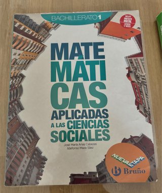 Matemáticas Aplicadas a las Ciencias Sociales 1...