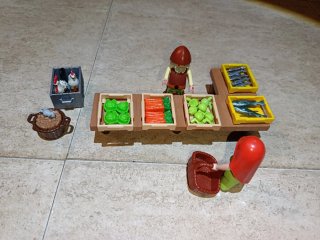 Playmobil Mercado Medieval para el belen