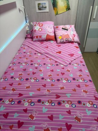 Funda nórdico Peppa Pig + 2 cojines + sábanas