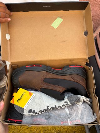 Zapatos de seguridad Safetoe Marrones