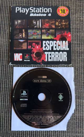 PS1 Especial Terror + Euro Demo 59 PlayStation