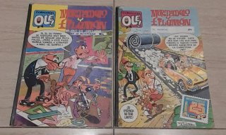 Lot N°2-10 tbo Mortadelo y Filemón formato antiguo