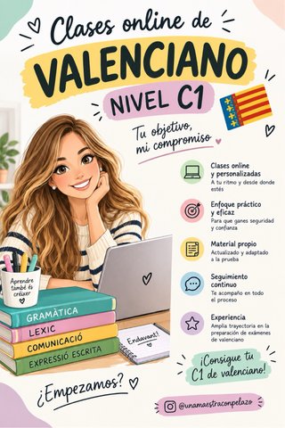 Clases de C1 valenciano online