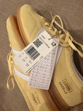 Adidas Gazelle LO Pro W Zapatillas Amarillas