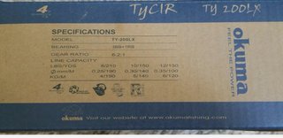 Carrete Okuma TYCIR TY-200LX.