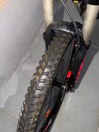 Bicicleta Rockrider ST540 Negra/Roja