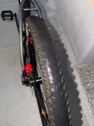 Bicicleta Rockrider ST540 Negra/Roja