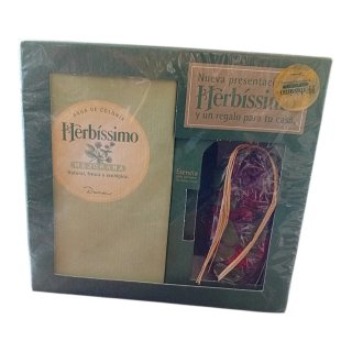 Estuche Colonia Herbíssimo Mejorana + flores secas