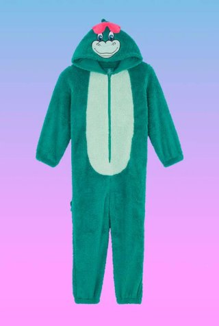 Disfraz/Pijama Entero Dinosaurio Verde
