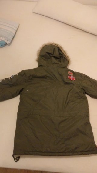 Abrigo Geographical Norway verde hombre