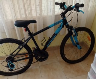 Bicicleta infantil/juvenil azul