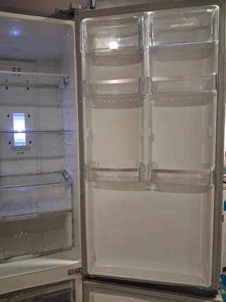 Frigorífico LG No Frost 331L A+ INOX PLATA OSCURO