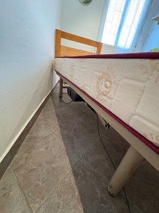 Cama articulada eléctrica 90x180 + colchón