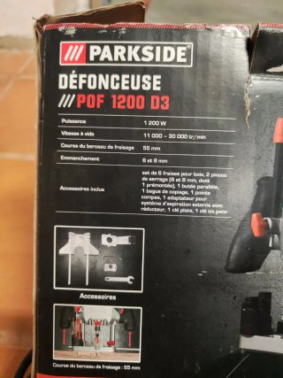 Fresadora Parkside POF 1200 D3