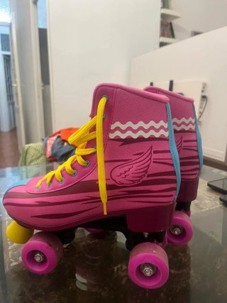 Patines Soy Luna Niña Rosa y Amarillo