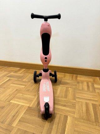 Patinete infantil rosa SCOOT AND RIDE
