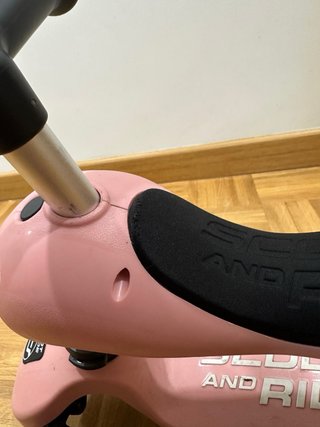 Patinete infantil rosa SCOOT AND RIDE