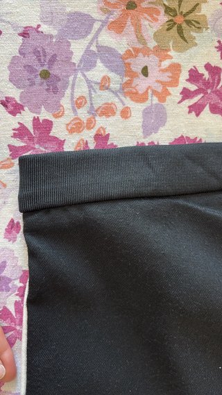 Pantaloni Zara neri con banda laterale bianca