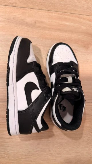 Zapatillas Nike Dunk Low Black White talla 30