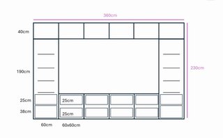 Mueble TV Besta modular NUEVO
