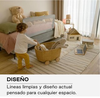 Jané Barrera de Cama Abatible 90 cm Gris