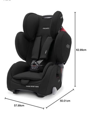 Silla Coche Recaro Young Sport Hero Negra
