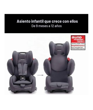 Silla Coche Recaro Young Sport Hero Negra